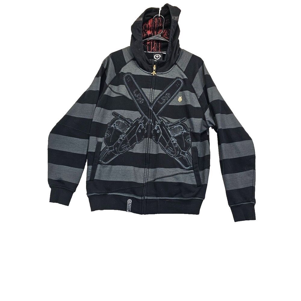 Lifted Researched Group LRG Friday the 47th the 13th Zip Hoodie Jason Y2K Size L